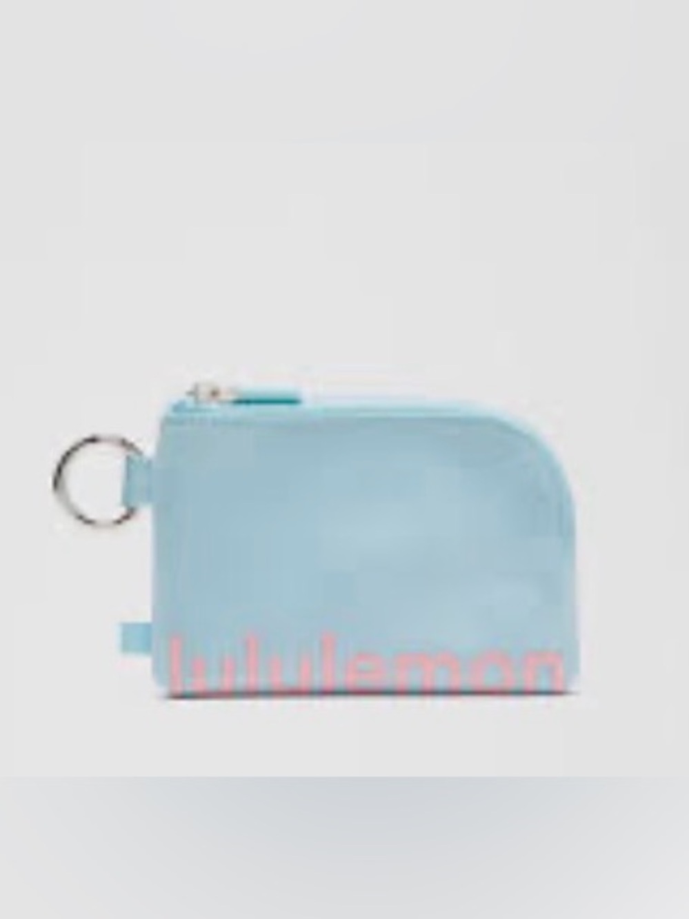 Lululemon Clippable Card Pouch Seafoam Ballerina Pink